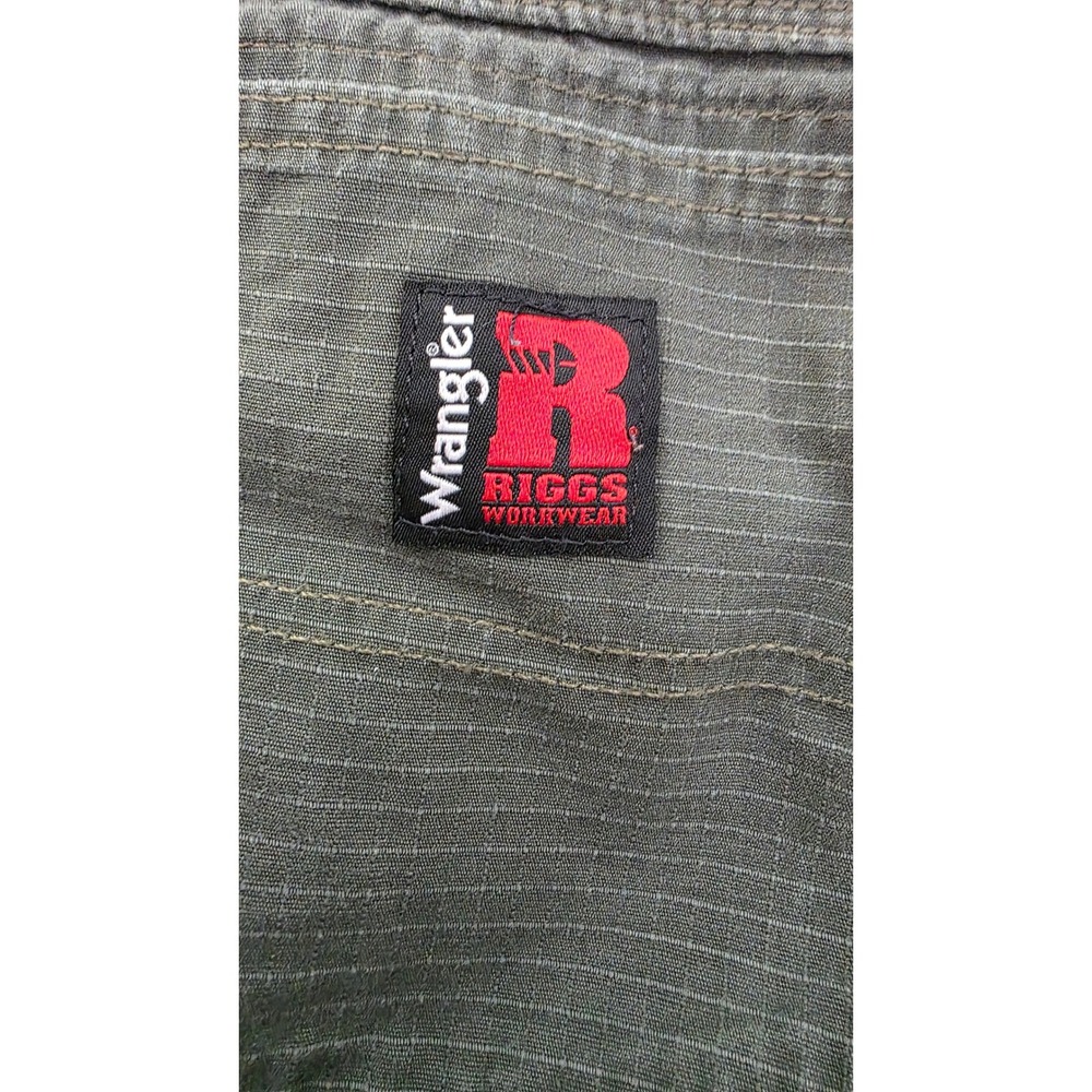 Wrangler RIGGS Workwear Men's 32x32 Ripstop Ranger Pants Olive Green - Picture 5 of 8
